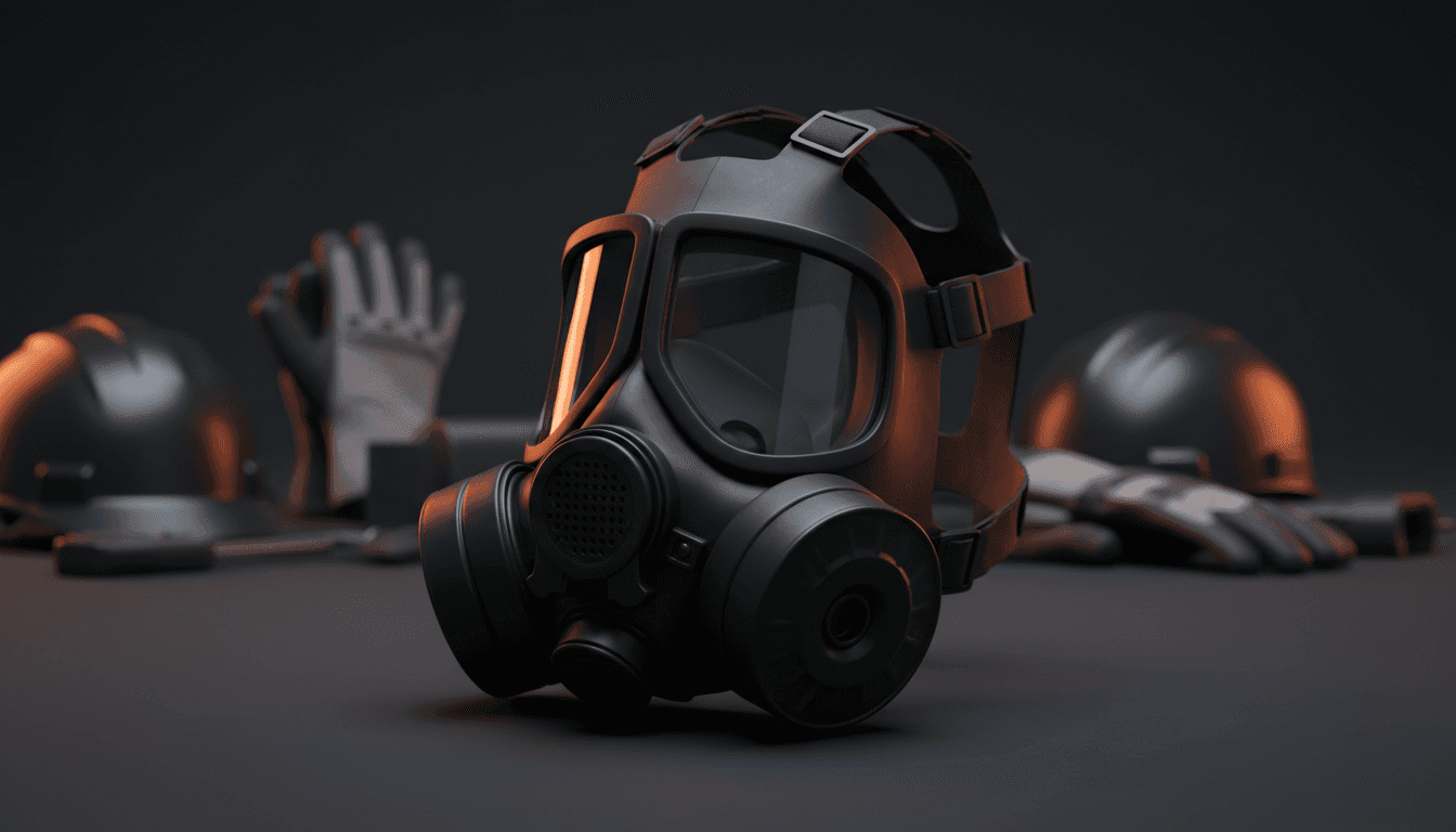 NATO-Spec CM-6M Gas Mask with sealed face piece